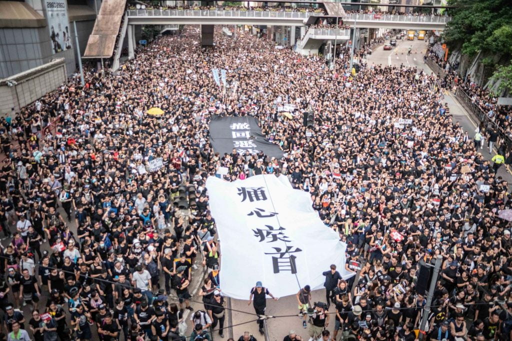 Geopoliittinen ruuti palaa vihastuneessa Hongkongissa