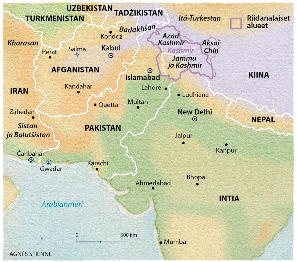 Afganistan mullistaa alueen geopolitiikan